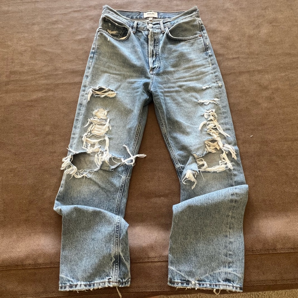 AGOLDE Distressed Women's Jeans - Picture 7 of 11
